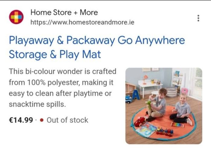 Brand New Play Away & Pack Away - Go Anywhere Storage & Play Mat - RRP - 14.99