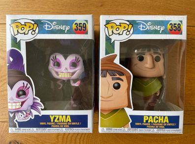Disney The Emperor's New Grove Funko Pop Bundle. Yama and Pacha.