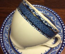 Burleigh Sandon Cup and Myott  and Co Corinth Saucer
