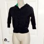 Roxy Life Black  Cotton Hoodie/Cardigan Size Small Image 6
