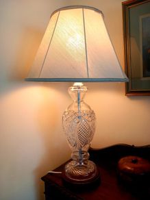 Galway Crystal lamp