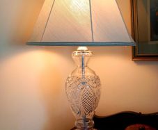 Galway Crystal lamp