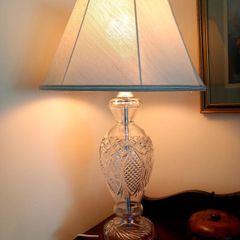 Galway Crystal lamp