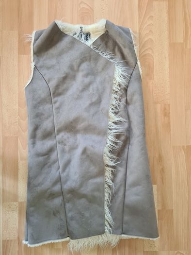 River Island faux fur longline Gilet Vest