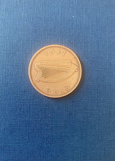 Ireland Penny; Hapenny 1941, Free Post