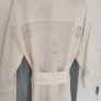 ZARA cream cotton/linen mix shirt dress Sz XXL(Fit 10-12UK) Image 2