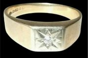 Vintage Hallmarked 9ct Solitaire