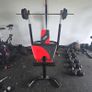 Adjustable weight bench and squat stand Image 2