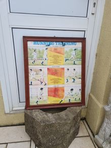 1970s Rugby Training poster original