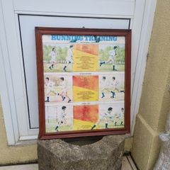 1970s Rugby Training poster original