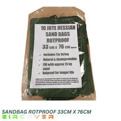 Sandbags Rot Proof Hessian 33cm x 76cm (13'x30')