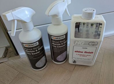 cleaning products for marble & slate tile sealer