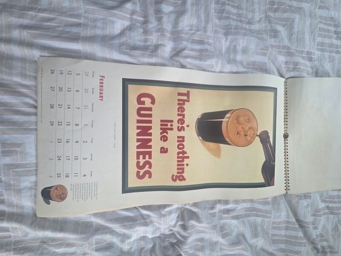 Guinness calender