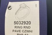 Swarovski crystal ring solatire ( open to good offers )