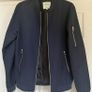 Jack & Jones Gents Navy Pilot Bomber Zipped Jacket. Excellent Condition. Size Small-medium Image 3