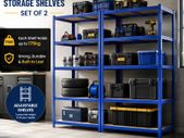 Storage Shelves Set of 2  Heavy Duty Garage Shelving 200 x 100 x 50cm
