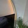 Modern Curved LED Floor Lamp - Excellent Condition Image 2