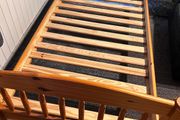 2 x Matching Solid Single Wooden Bed Frames - Can Deliver