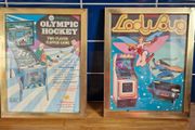 Retro Framed Arcade Prints/Posters - x 5