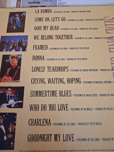 La Bamba - Original movie soundtrack - vinyl LP 1987