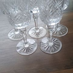 Cavan crystal sherry glasses
