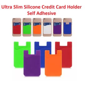 Ultra Slim Self Adhesive Credit Card Holder for Samsung iPhone Nokia