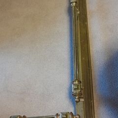 Antique Brass Fireplace Fender