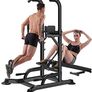 _Power Tower without Bench Home Multi Gym Pull Up Bar Dip Station, Multifunctional Bodybuilding Power Station, Strength Training Fitness Exercise Equipment for Home, Gym, Office Image 4