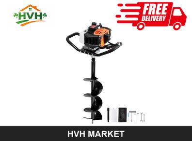 52cc Petrol Post Hole Digger 8in Auger