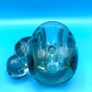 Vintage art glass candlesticks shaped like a hippopotamus Image 5