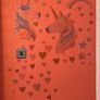 wall sticker unicorn, hearts, stars, rainbow, clouds Image 2