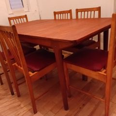 mid century teak dining set mcintosh