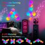 Hexagon Lights Gaming - 8 Pack RGB Led Hex Light Panels Hexagon Smart Wall Lights Sync to Music for Room Bar Decor Gaming Setup (FREE POSTAGE) Image 6
