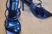 Ladies petrol blue heels size 4