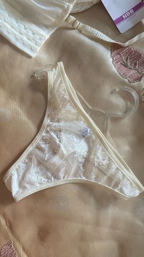 Underwear lingerie gartered bustier set