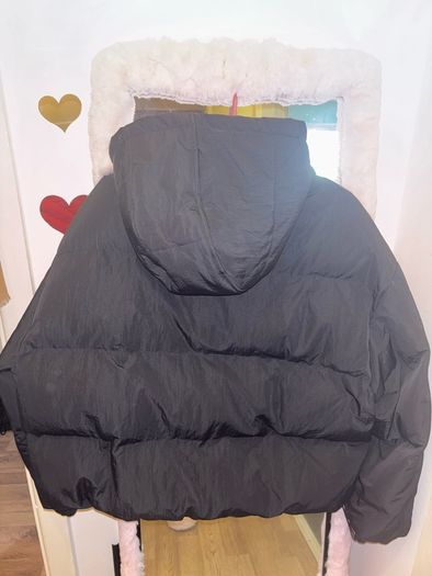 Misguided Black Puffer Jacket