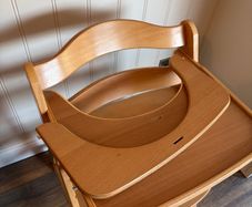 Hauck Wooden High Chair (Adjustable) + Tray