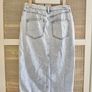 Denim midi Skirt Uk10 Image 5