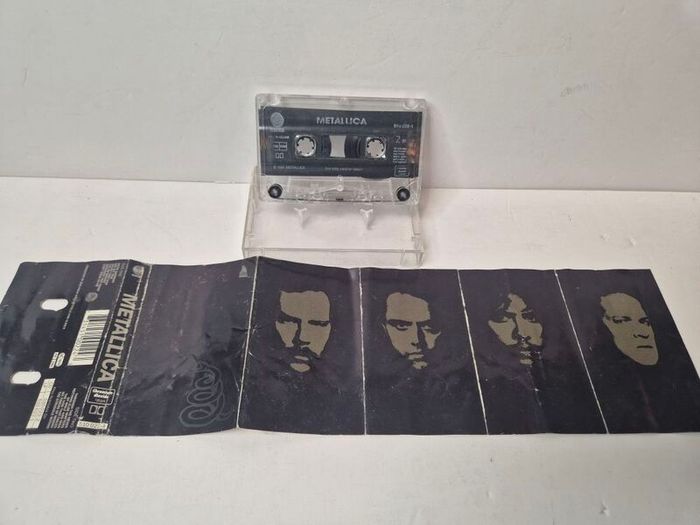 Metallica "The Black Album" Cassette Tape (1991 Original Vertigo Pressing)