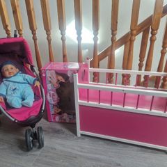 Baby doll buggy + cot