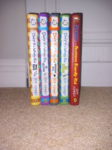 5 The Wimpy Kid Hard Back Books