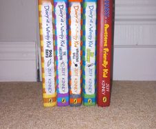 5 The Wimpy Kid Hard Back Books
