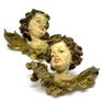 Vintage Hand Painted Pair Of Putto Heads Image 7