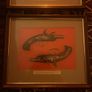 8 Vintage framed Rare Flintlock Pistols Prints Image 2