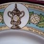 Soccer Fans A Rare !  Vintage Elizbethan Fine BONE China Plate 10.5 ins  100th  Football Final Manchester City  v Tottenham  Hotspur  9th May 1981 Commemorative Lpate Programmes lunches Banquet Details  TEAM winners over the years Image 7