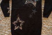 Next cosy black knitted dress age 8 worn once excellent condition!