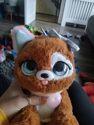Present Pets Glitter Puppy Interactive Plush Pet Toy with Over 100 Sounds!