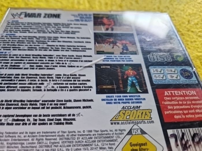 War Zone  PlayStation1 ps1 PlayStation2 ps2 games Original