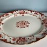 Reduced Powell Bishop and Stioner antique xxl English Ironstone 20 inch oriental ivory platter Image 5
