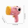 40 Hole Dinosaur Bubble Handheld Bubble Machine, Electric Bubble Gun Outdoor Wedding Party Toy Image 2